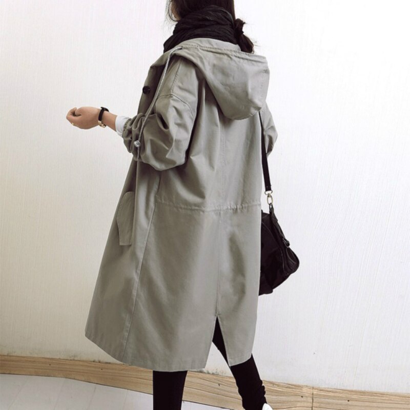 Hooded Long Coat for Women - Image 6