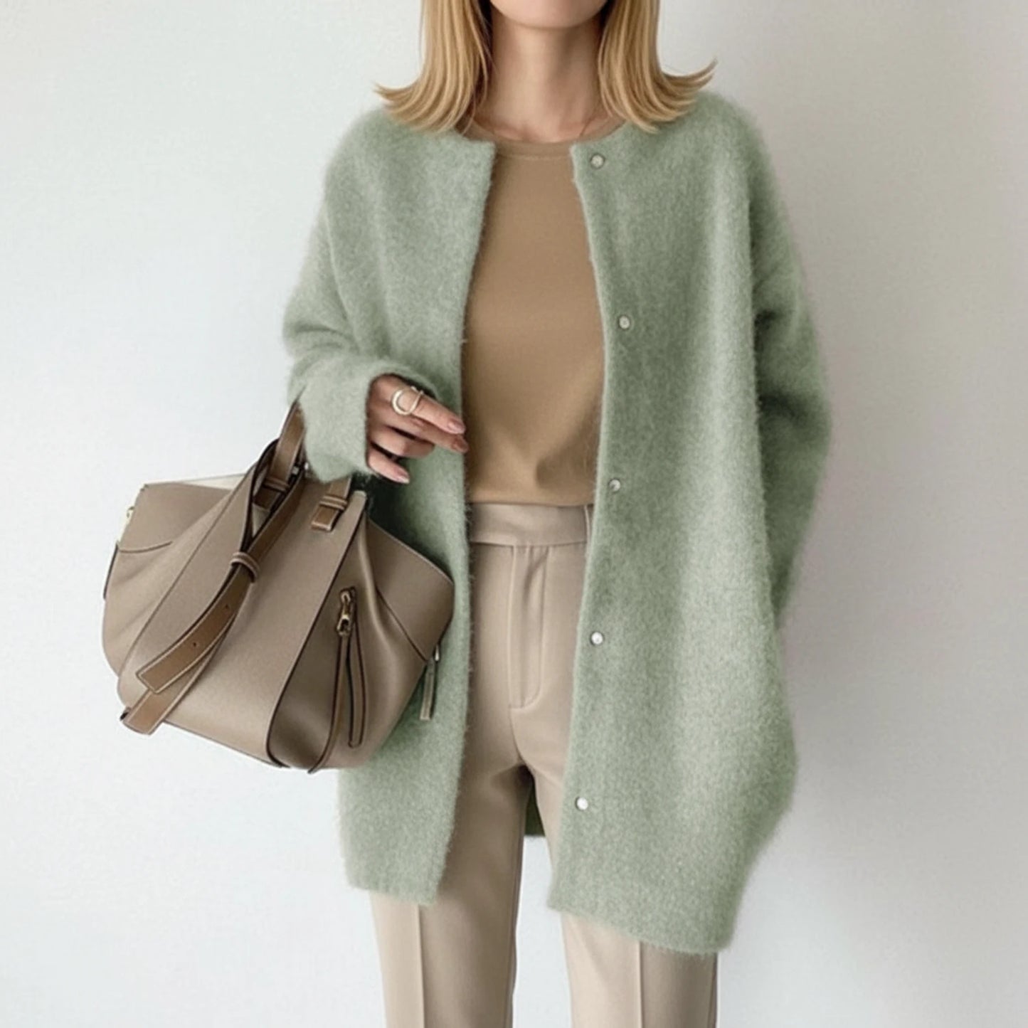 Long Warm Winter Cardigan for Women