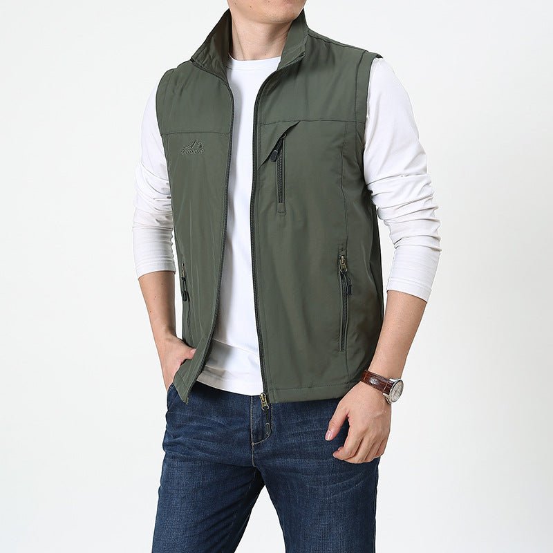 Full Zip Vest Jacket for Men - Image 4