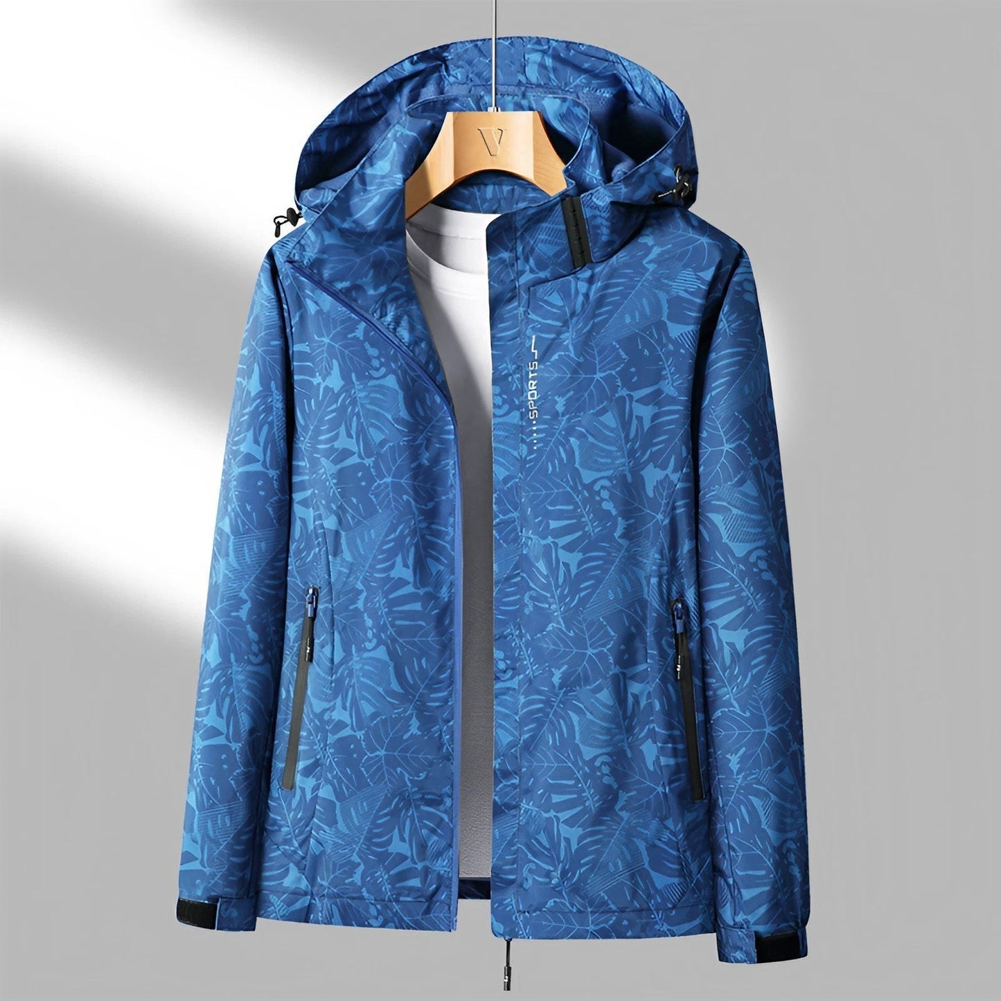 Hooded Floral Print Jacket for Women - Image 12