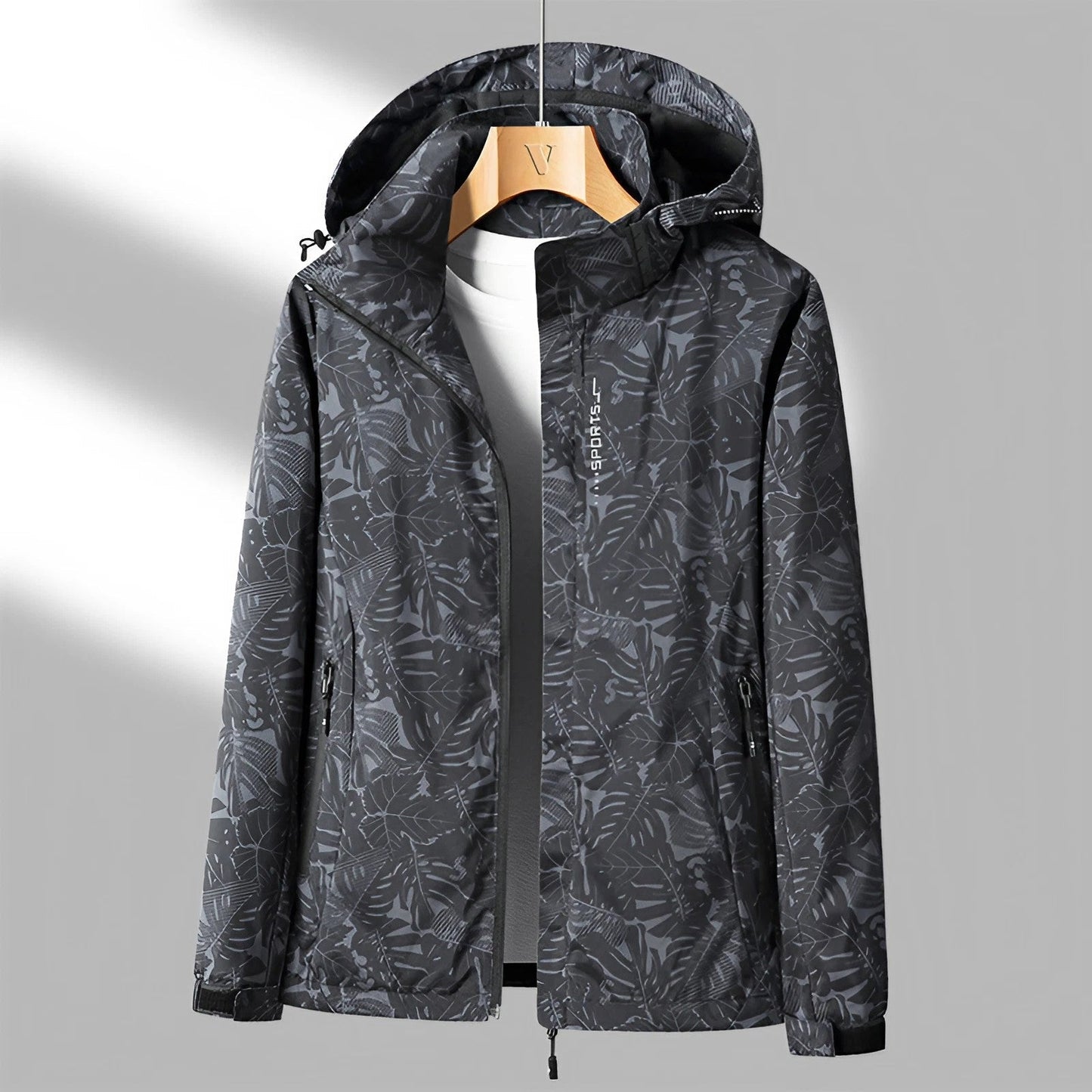 Hooded Floral Print Jacket for Women - Image 14