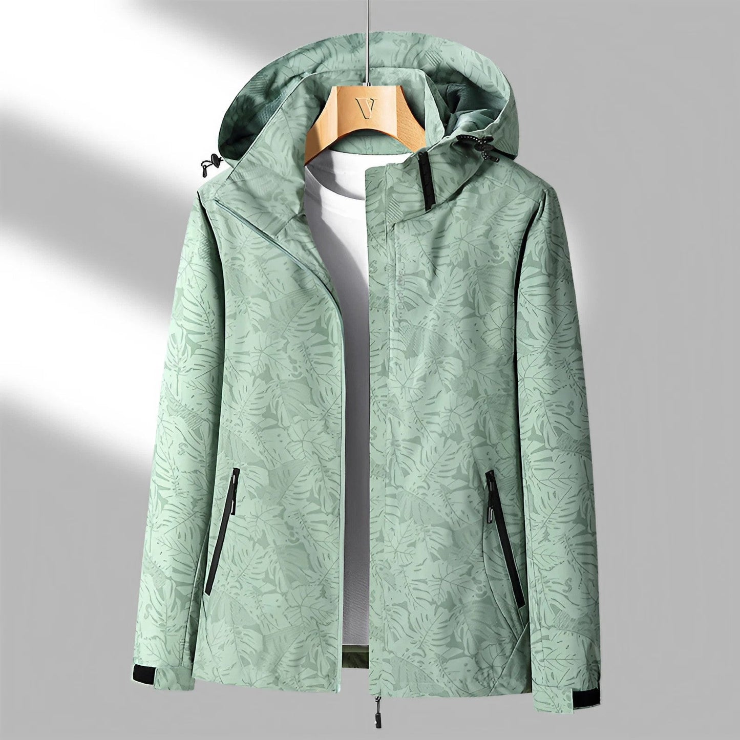 Hooded Floral Print Jacket for Women - Image 13