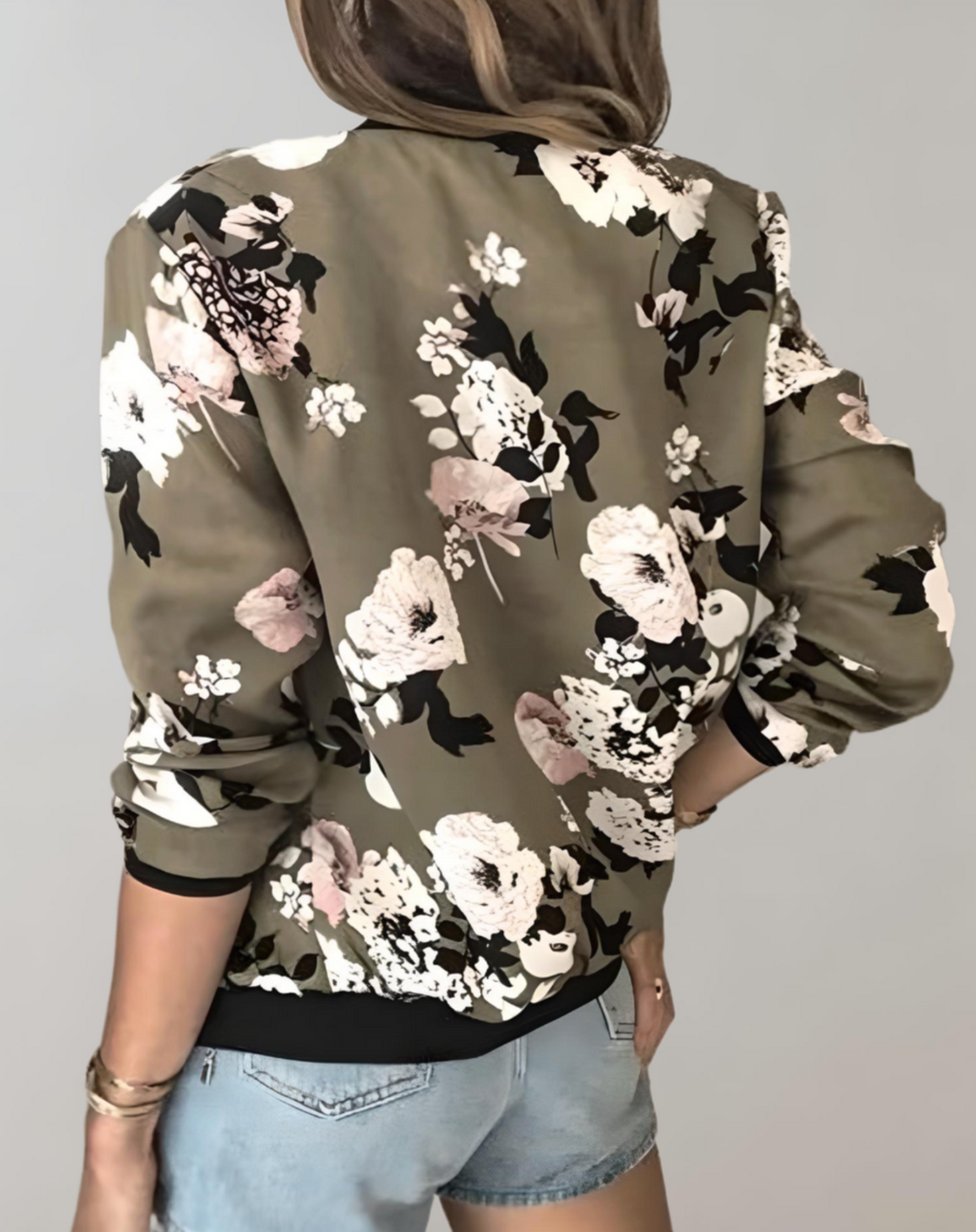 Floral Bomber Jacket for Women - Image 6
