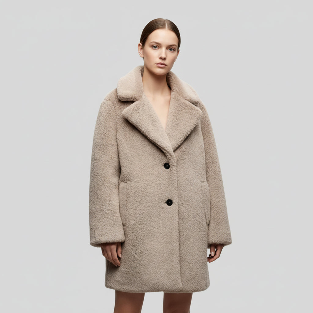 Oversized Teddy Coat for Women