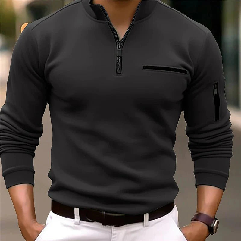 Half Zip Sweater for Men - Image 2