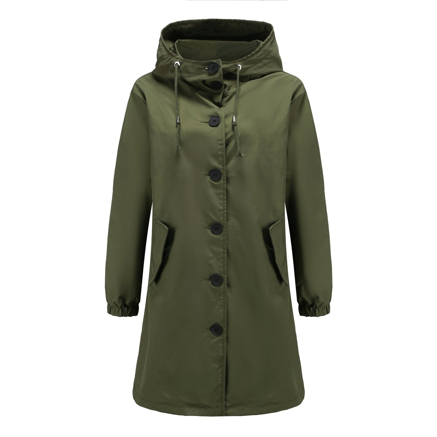 Hooded Long Coat for Women - Image 5