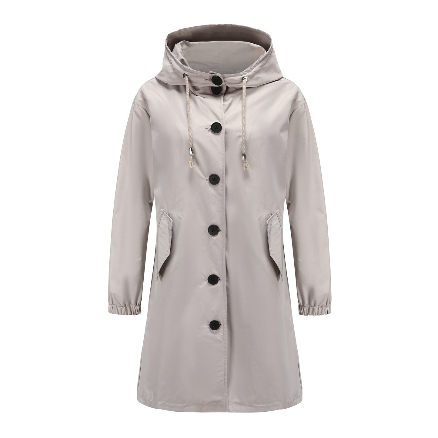 Hooded Long Coat for Women - Image 4