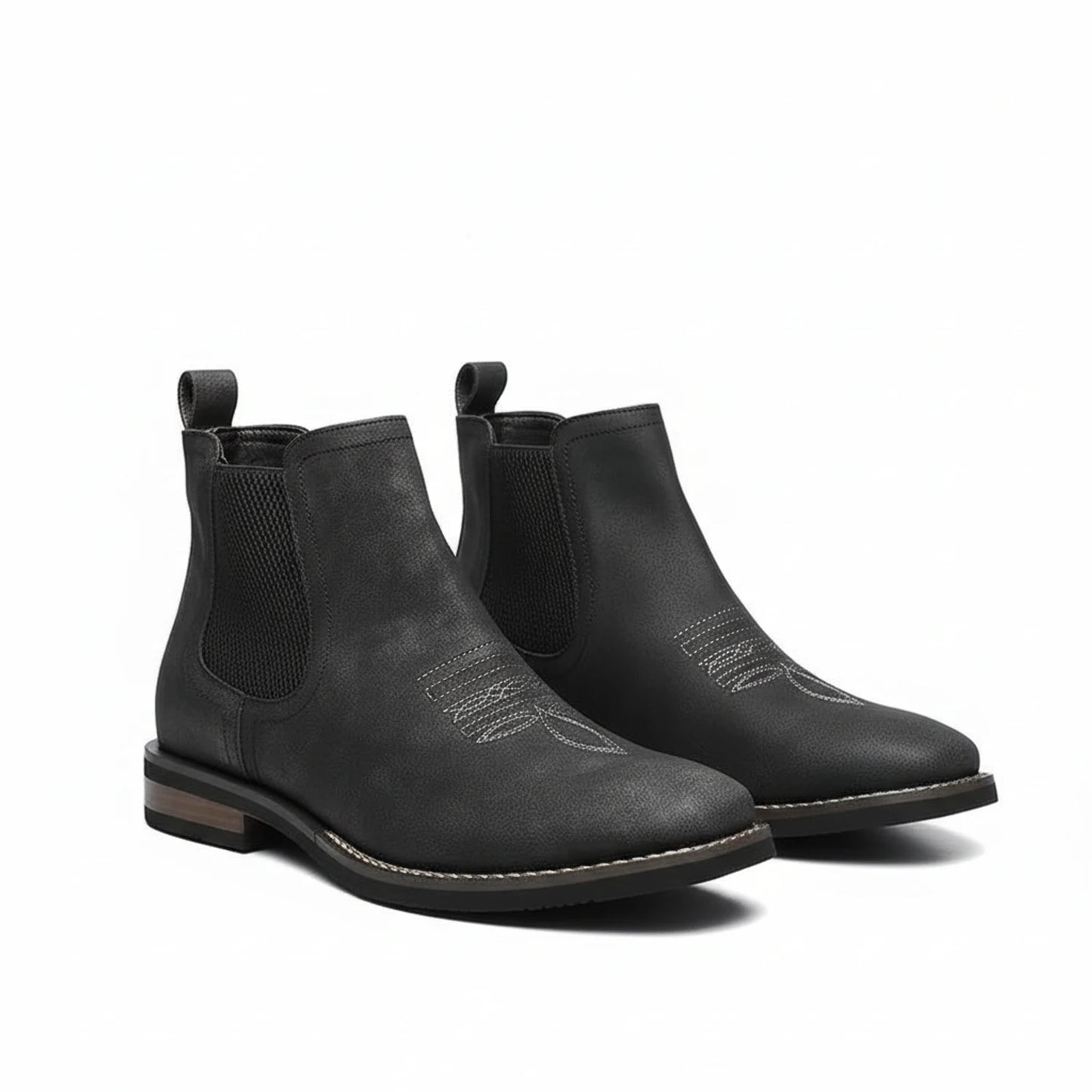 Western Inspired Ankle Boots for Men