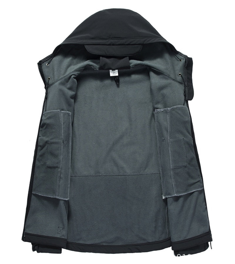Hooded Tactical Jacket for Men - Image 9