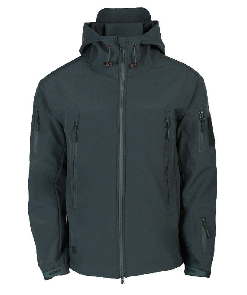 Hooded Tactical Jacket for Men - Image 10