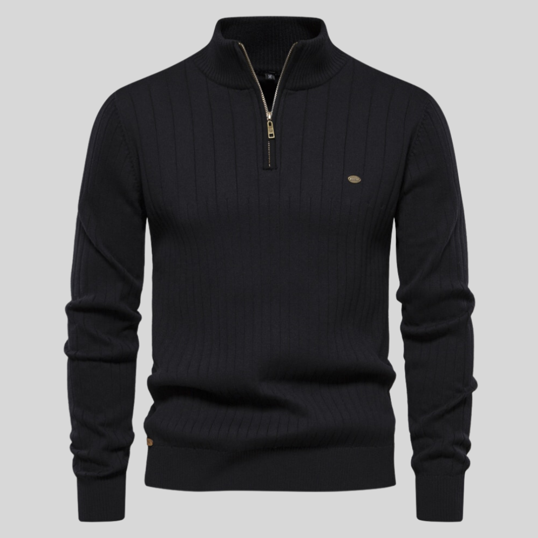 Quarter Zip Sweater for Men - Image 1
