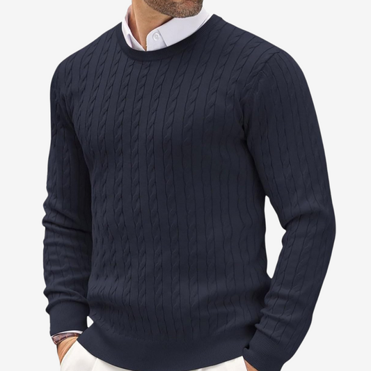 Cable Knit Sweater for Men - Image 1