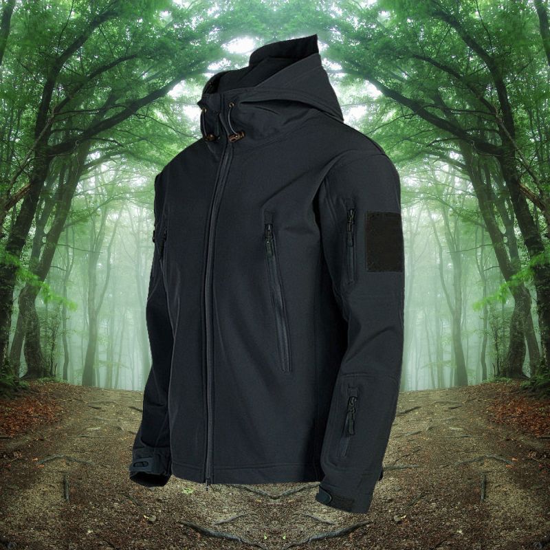 Hooded Tactical Jacket for Men - Image 1