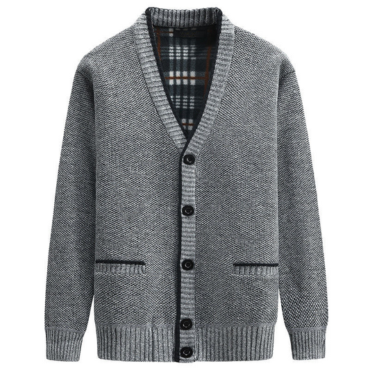 Button-Down Cardigan for Men - Image 1