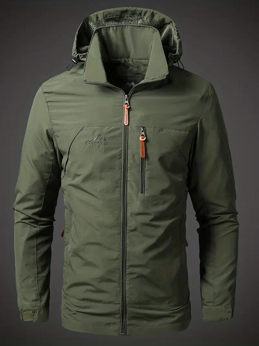 Hooded Lightweight Jacket for Men - Image 1