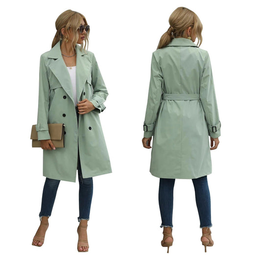 Belted Trench Coat for Women - Image 1