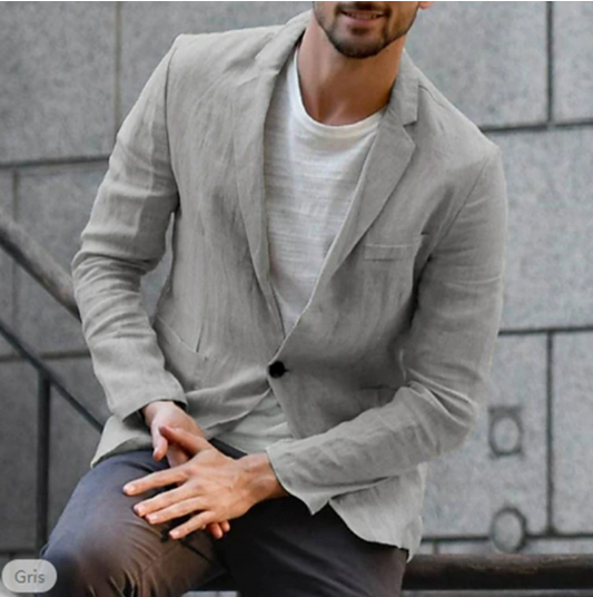 Slim-Fit Casual Blazer for Men - Image 1