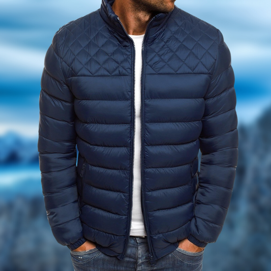 Quilted Puffer Jacket for Men - Image 1
