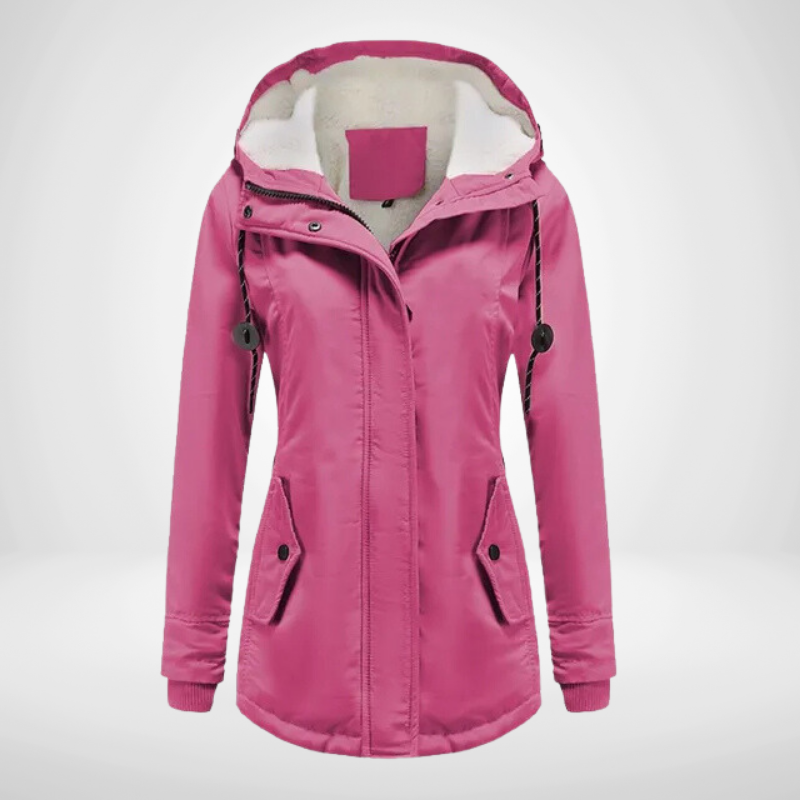 Quilted Lined Hooded Jacket for Women - Image 1