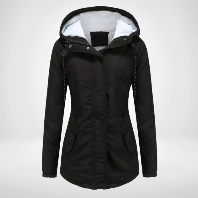 Quilted Lined Hooded Jacket for Women - Image 2