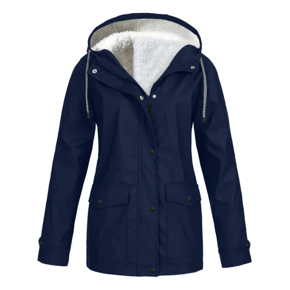 Hooded A-Line Coat for Women - Image 5