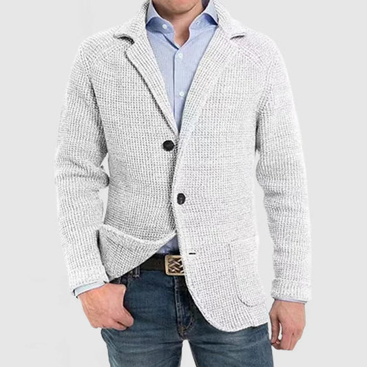Two-Button Casual Blazer for Men - Image 1