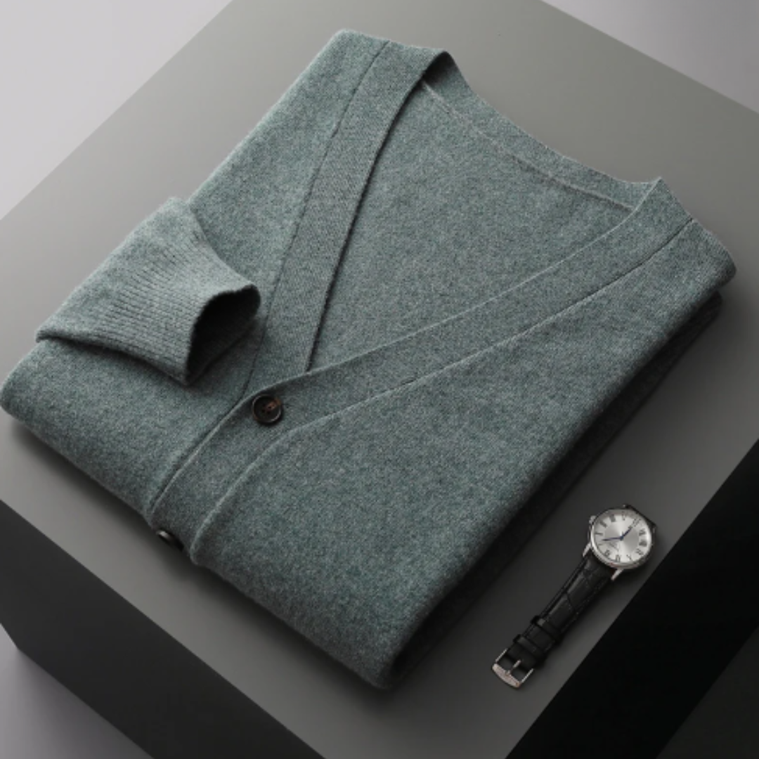 V-Neck Cardigan for Men - Image 13