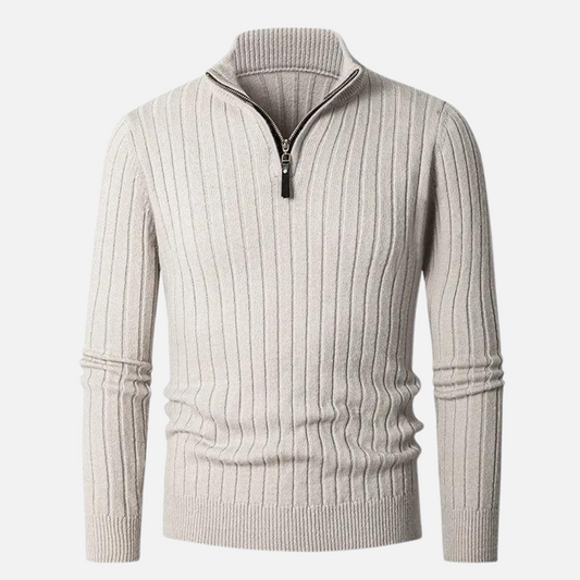 Quarter Zip Sweater for Men - Image 1
