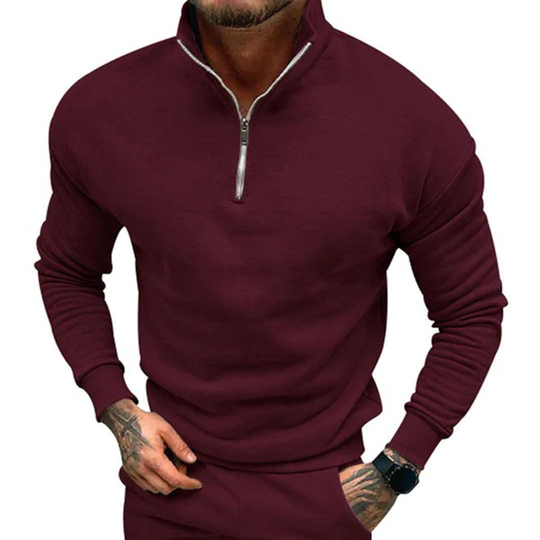 Quarter-Zip Sweater for Men - Image 11
