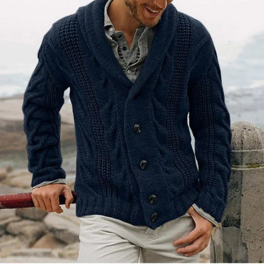 Shawl Collar Cardigan for Men - Image 1