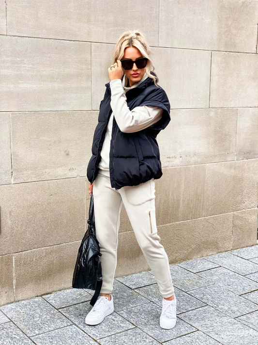 Quilted Puffer Vest for Women - Image 1