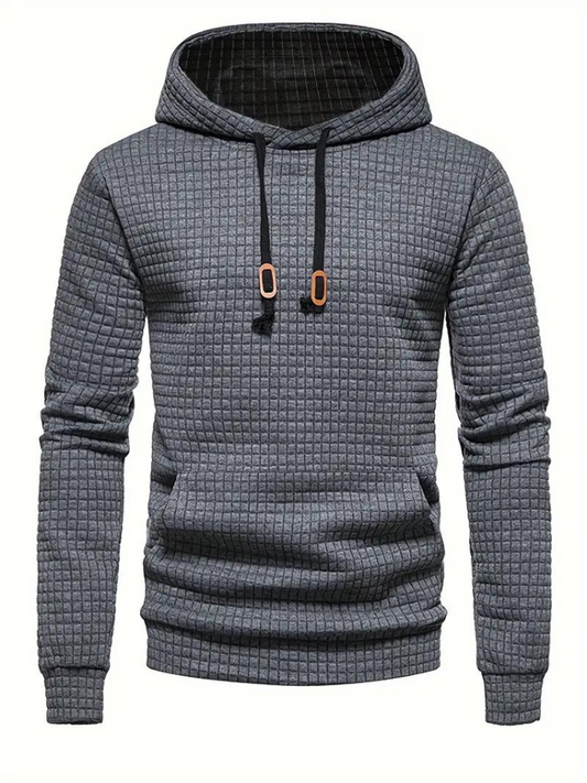 Long Sleeve Pullover Hoodie for Men - Image 1