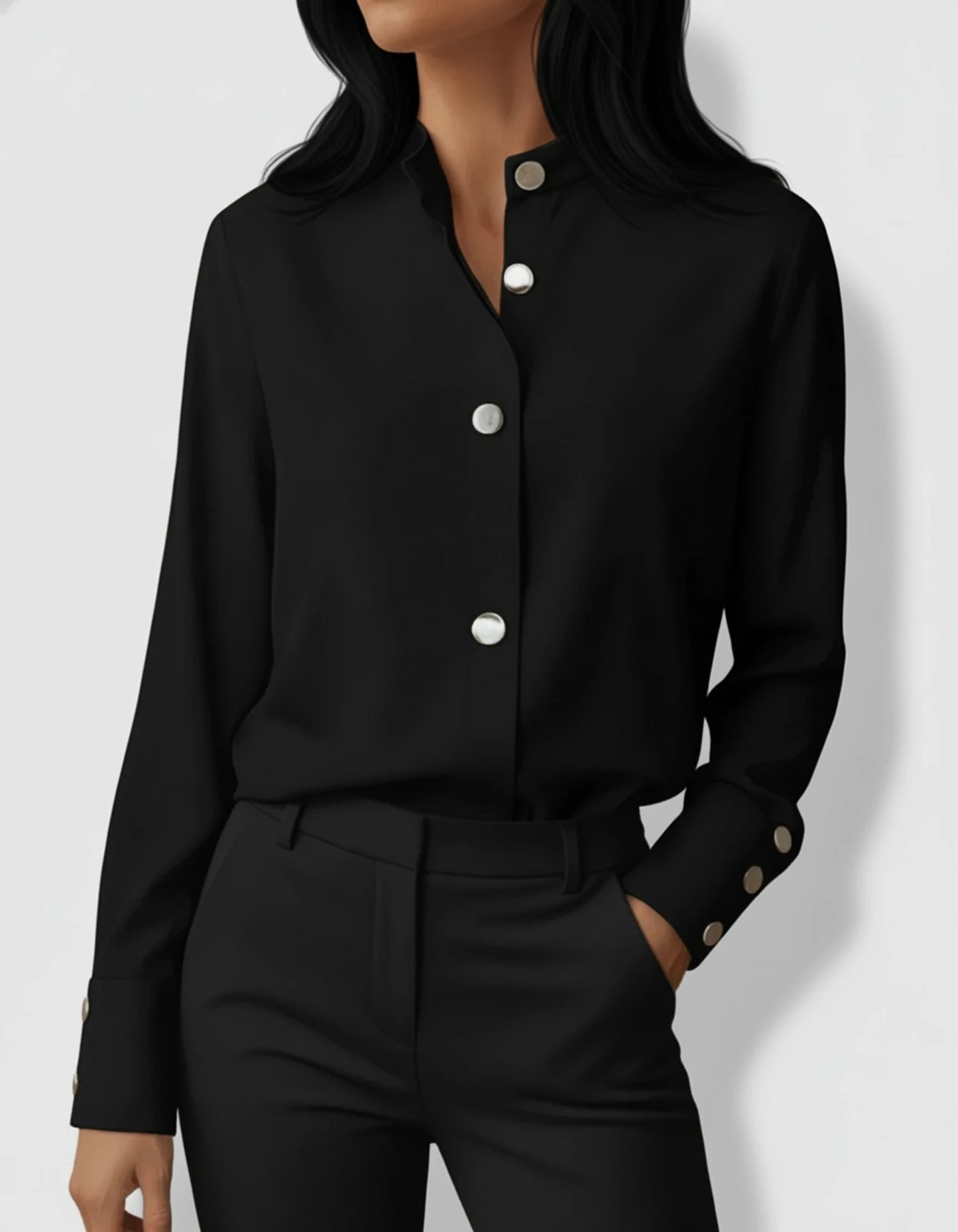 Button-Down Blouse for Women