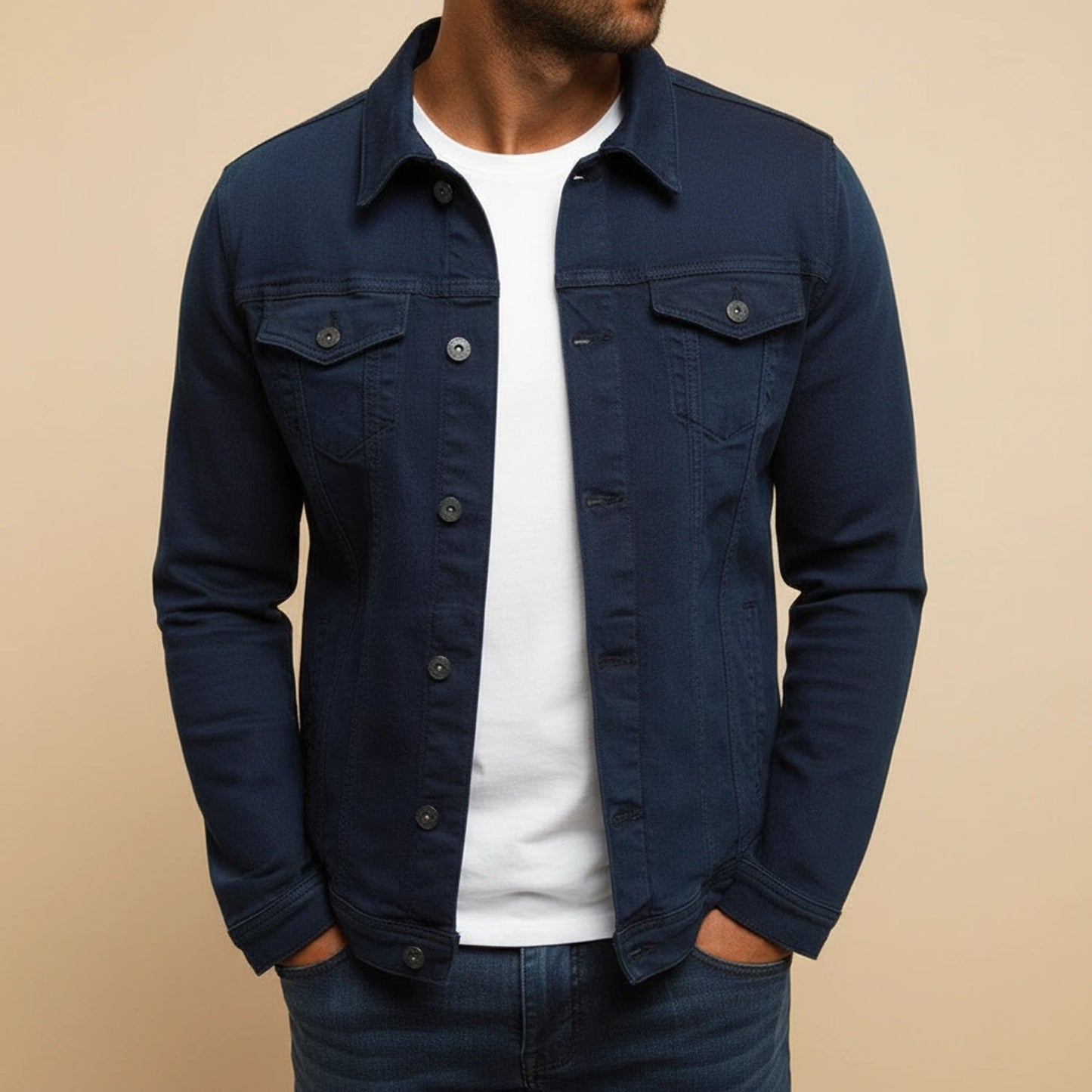 Button-Down Casual Jacket for Men