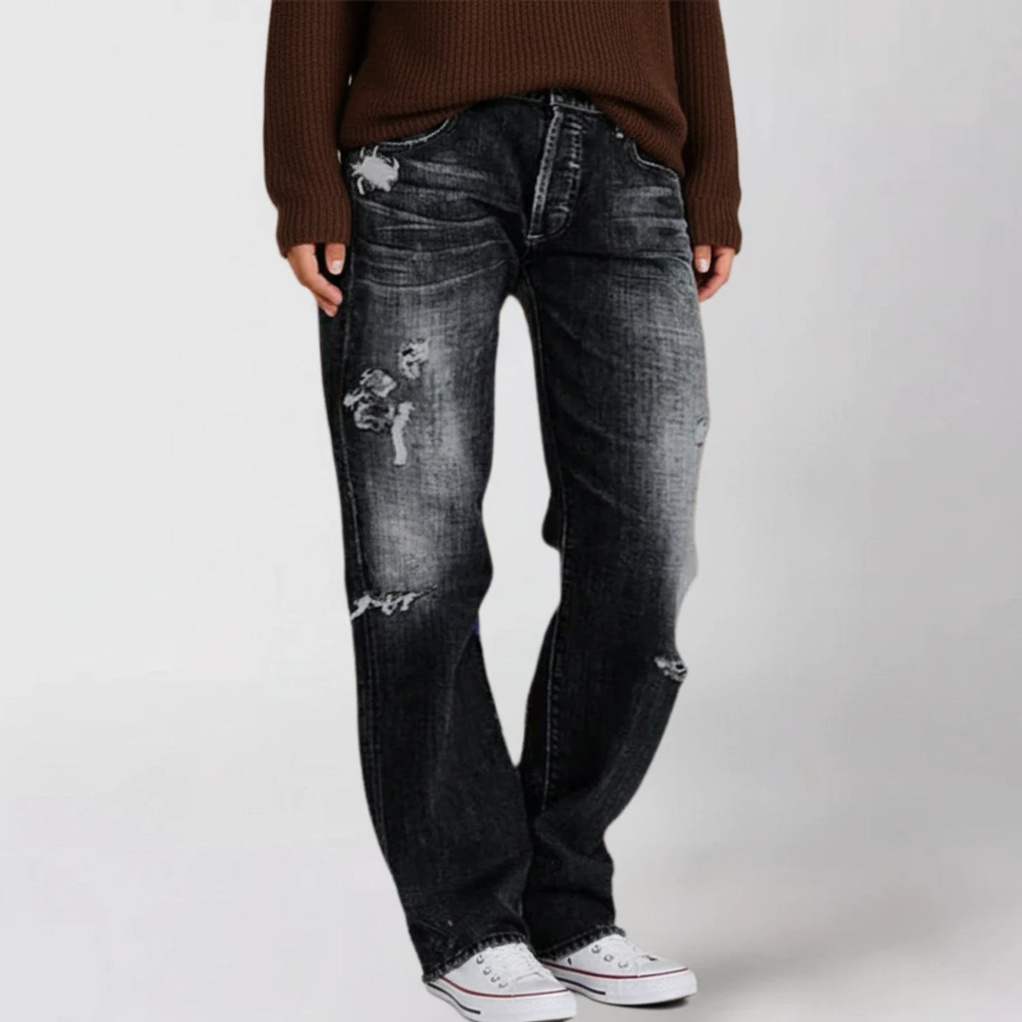 Distressed Denim Jeans for Women