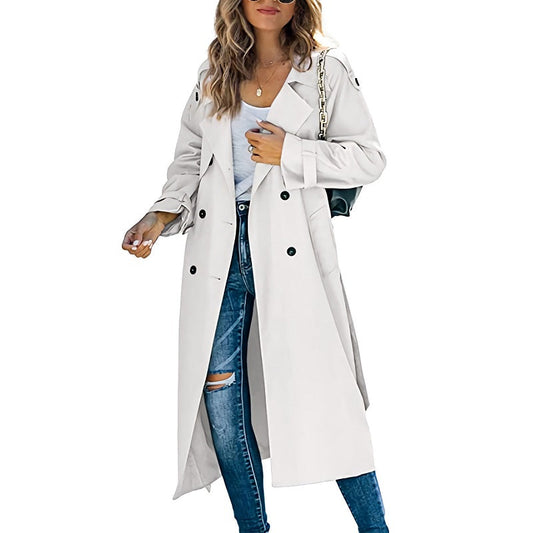 Double-Breasted Trench Coat for Women - Image 1