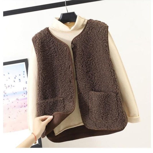 Pocketed Vest Jacket for Women - Image 1