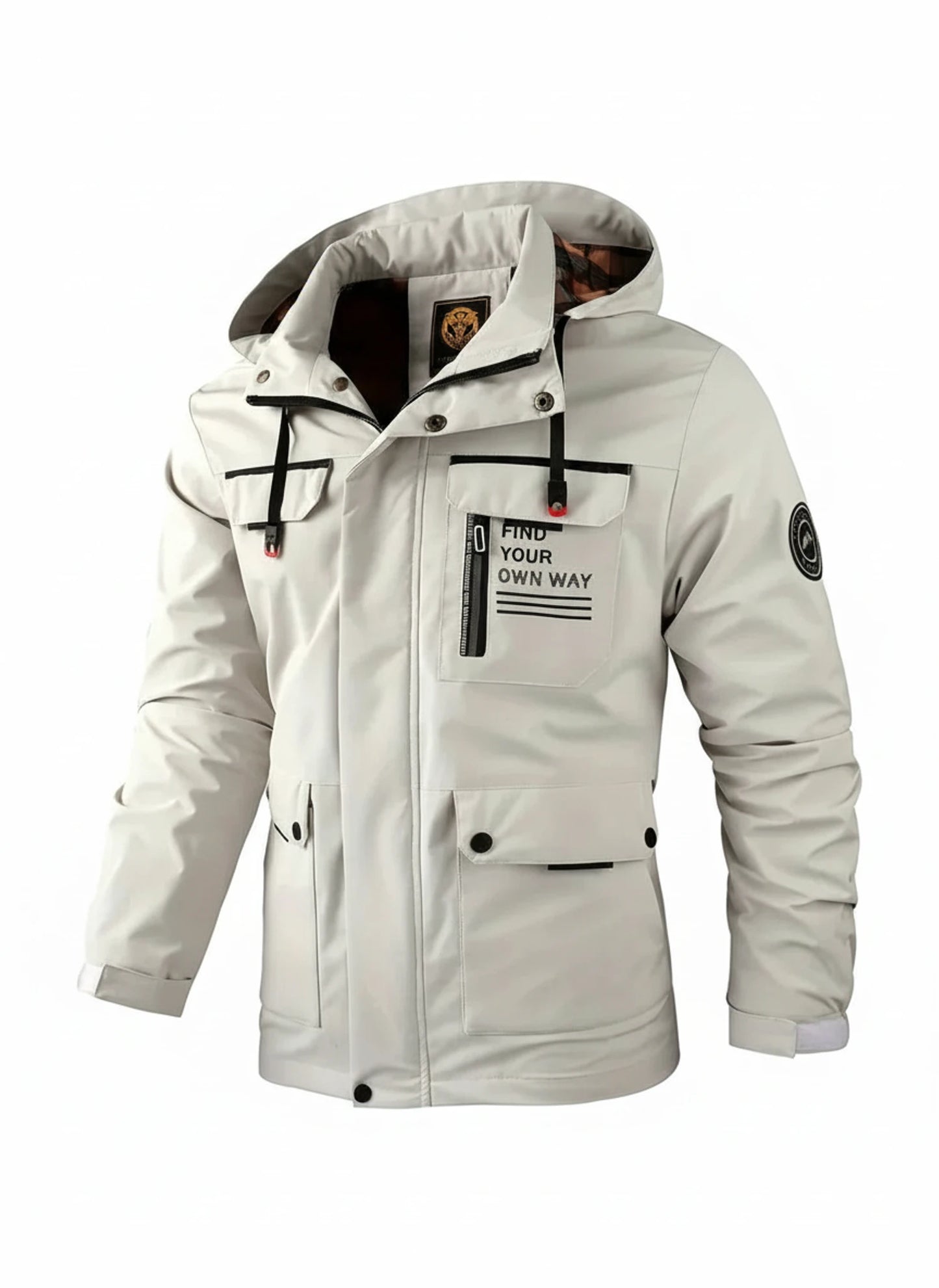 Hooded Waterproof Outdoor Jacket for Men
