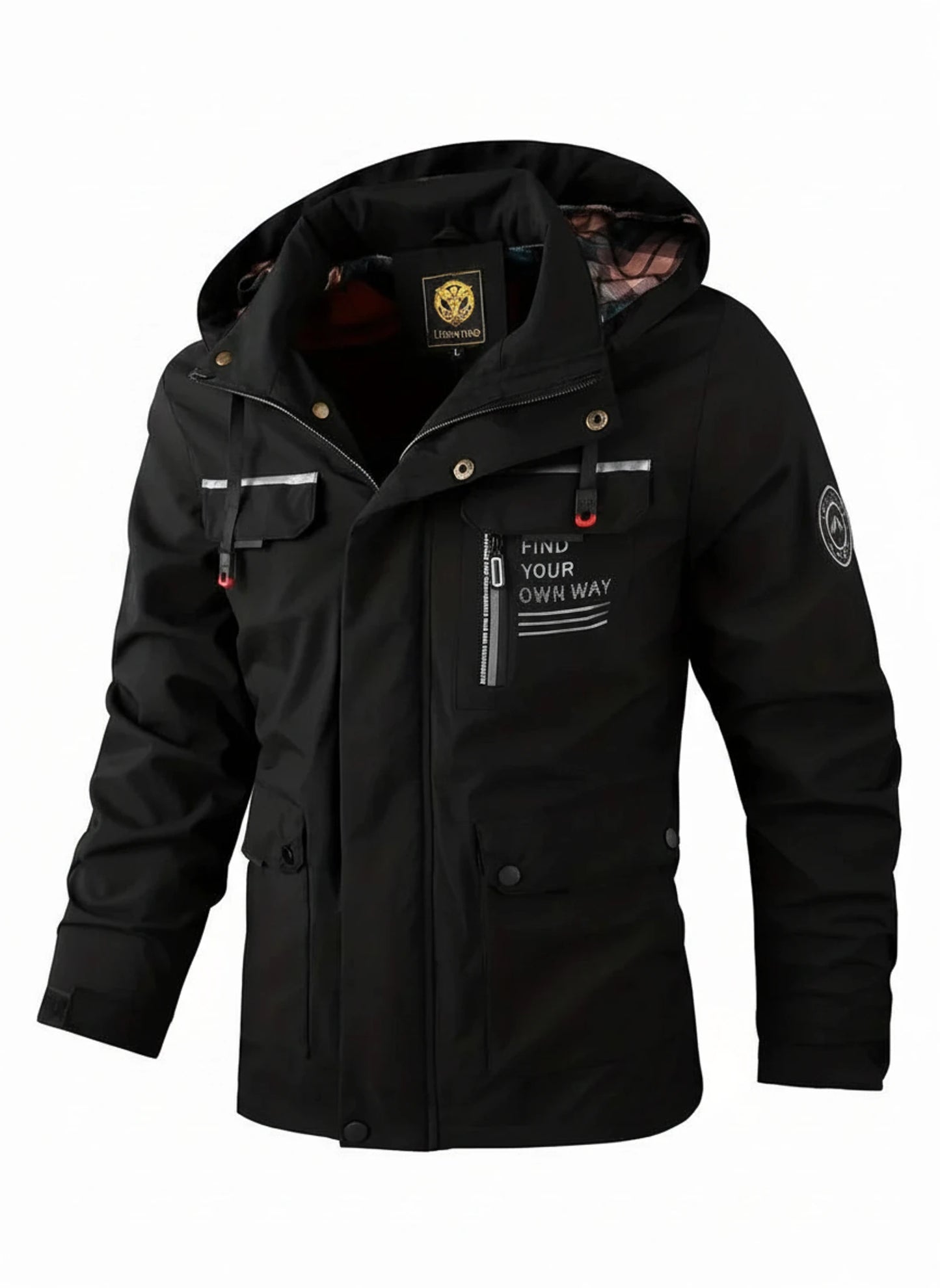 Hooded Waterproof Outdoor Jacket for Men