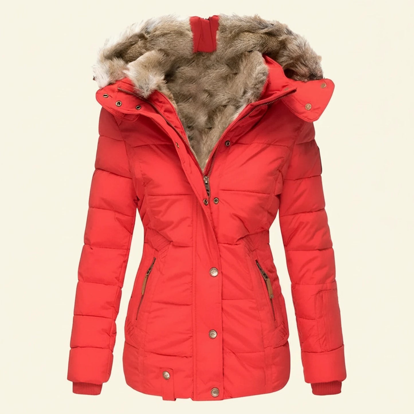 Hooded Winter Puffer Jacket for Women