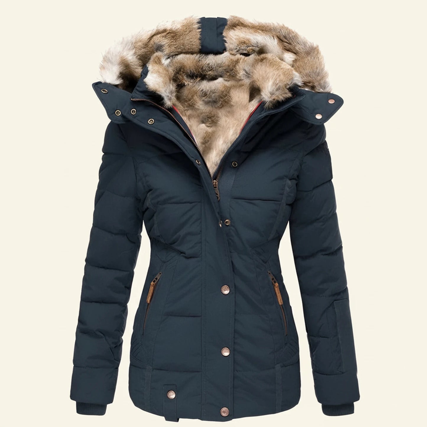 Hooded Winter Puffer Jacket for Women