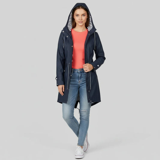 Hooded Rain Jacket for Women AI replaced image