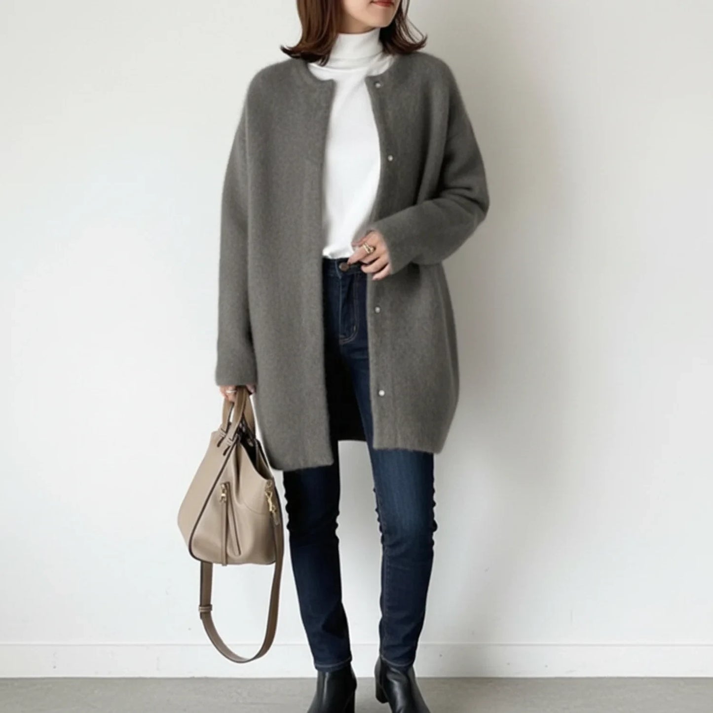 Long Cardigan for Women AI replaced image