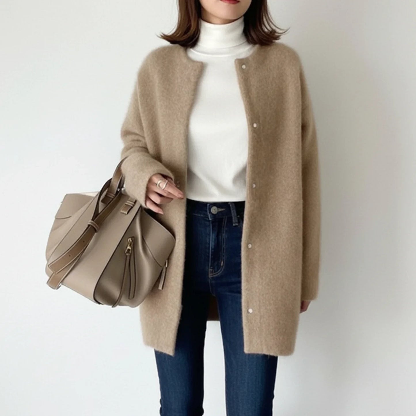 Long Cardigan for Women AI replaced image