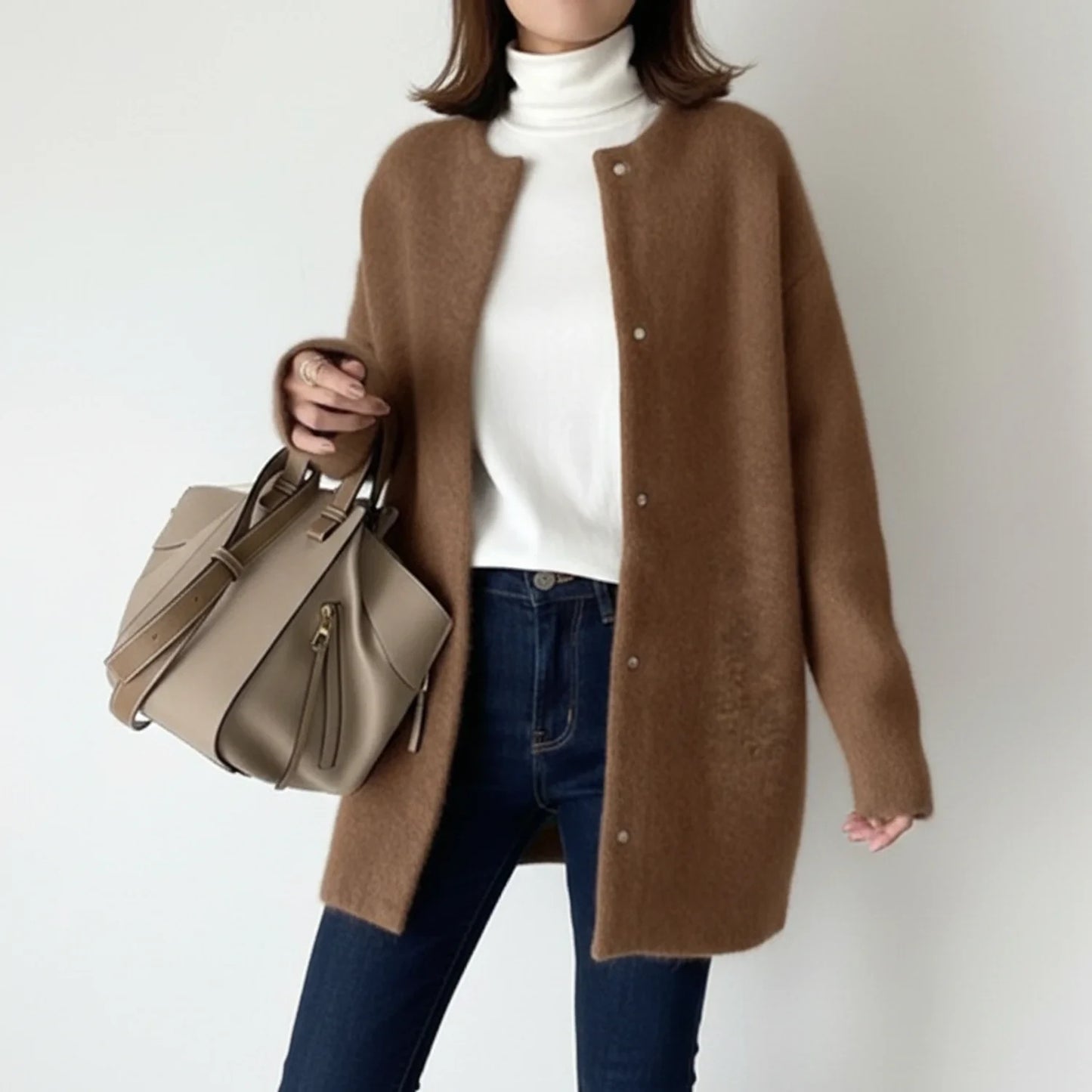 Long Cardigan for Women AI replaced image