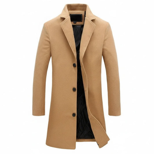 Long Winter Overcoat for Men