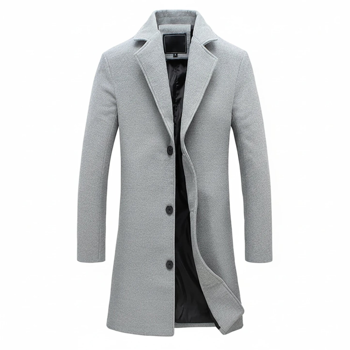 Long Winter Overcoat for Men