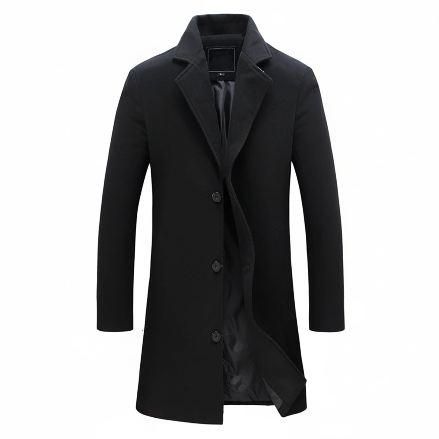Long Winter Overcoat for Men