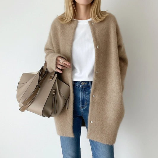 Long Warm Winter Cardigan for Women