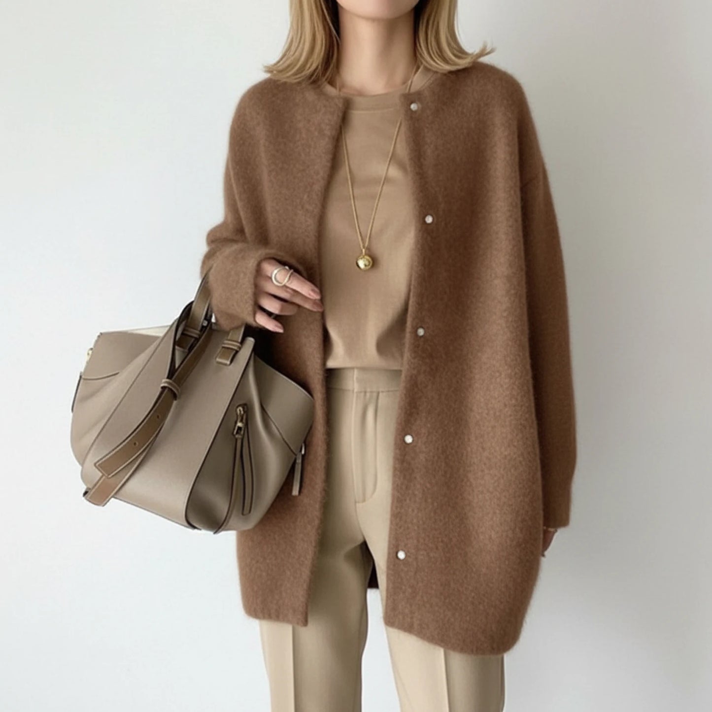 Long Warm Winter Cardigan for Women